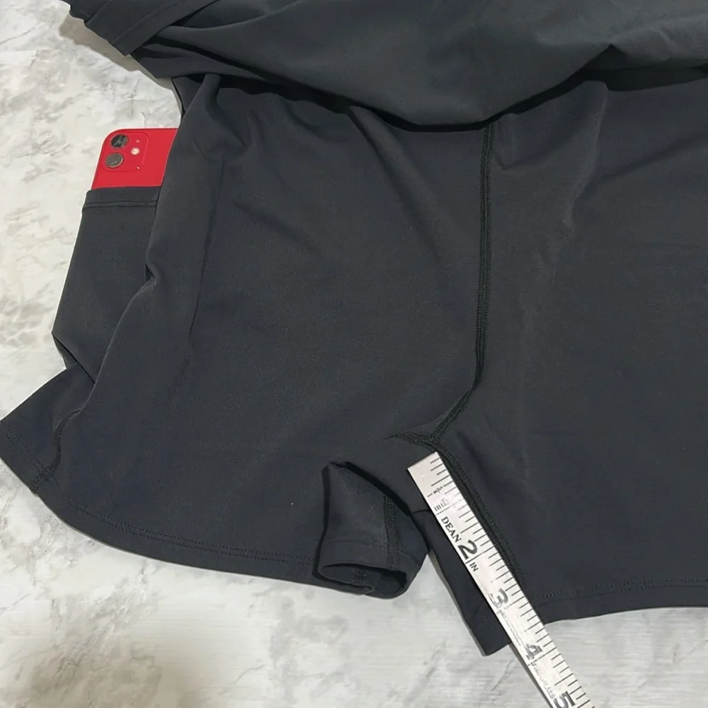ABERCROMBIE WOMEN SKIRT ROMPER BLACK Sz XLP - Picture 7 of 9